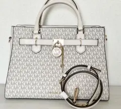 MICHAEL KORS ハンドバッグ MKロゴ ホワイト