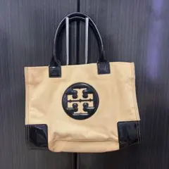 TORY BURCH トートバッグ キャンバス ベージュ