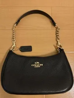 コーチ　COACH テリショルダーバッグ　レザー　黒　ブラック