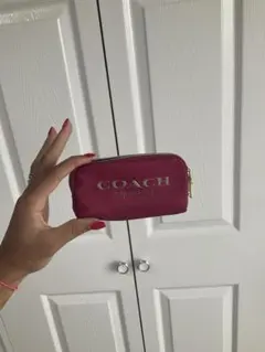 COACH FRAGRANCE ポーチ ピンク