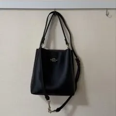 COACH バケツ型ショルダーバッグ 黒