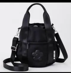 新品同様⭐︎マリークワント　ショルダー　トート　バック　黒　2way