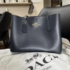 COACH トートバッグ ネイビー