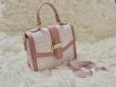 ハンドバッグ ショルダーストラップ付き