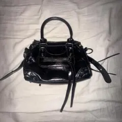 ハンドバッグ ブラック コンパクトバック