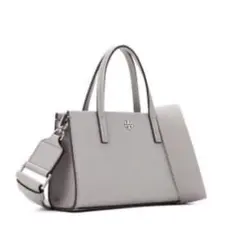 TORY BURCH 2way ショルダーバッグ グレー