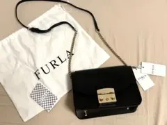 値下げ‼️【新品未使用】FURLA メトロポリス S ショルダーバッグ ブラック