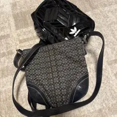 Coach ショルダーバッグ グレー ブラック