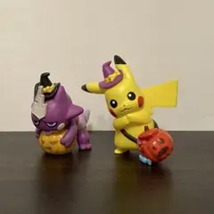 ポケモン　ピカチュウ　エレズン　ワンパチ（3枚目）ハロウィン　フィギュア