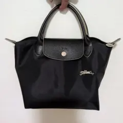 LONGCHAMP ハンドバッグ ブラック　S