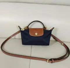 Longchamp ショルダーバッグ ミニネイビー