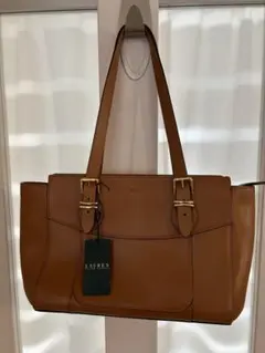 LAUREN RALPH LAUREN レザーショルダーバッグ　コメント割引あり