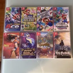 【まとめ売り】Nintendo Switch ソフト 8本セット
