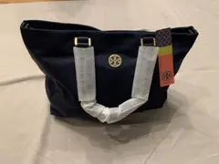 トリーバーチ ネイビー 2wayトートバッグ