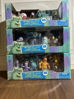 【希少】モンスターズインク・スケアリーモンスター・シネマシーンセット3箱セット