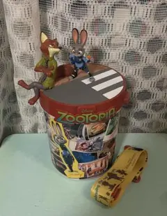 ズートピア フィギュア付きバケツ