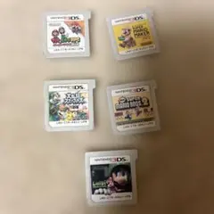 マリオシリーズ　3ds用カセット5点