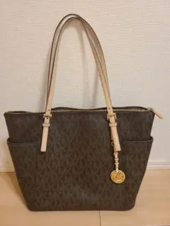 MICHAEL KORS MKロゴ トートバッグ ブラウン