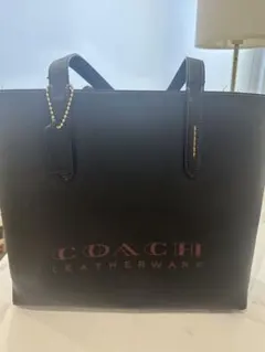 COACH レザー トートバッグ ブラック