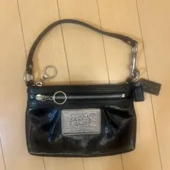 COACH コーチ poppy アクセサリーポーチ　ブラック