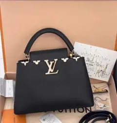 Louis Vuitton ブラック ハンドバッグ