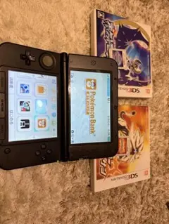 Nintendo 3DS LL 本体 ブルー 充電器付