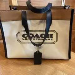 コーチ キャンバスバック トート ショルダー