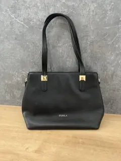 FURLA フルラ レザー トートバッグ ブラック