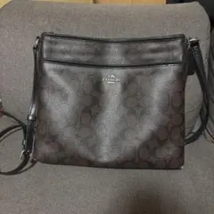 COACH シグネチャー ショルダーバッグ ブラウン