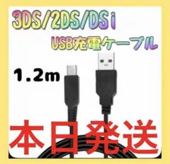 本日発送Nintendo 3DS&2DS対応/充電器ケーブル