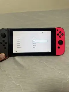 Nintendo Switch 本体 ネオンピンク グレー モンボPLUS
