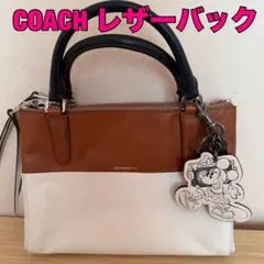 COACH レザーショルダーバッグ 2WAY