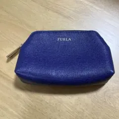 FURLA ネイビー コインケース