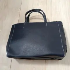 Kitamura トートバッグ ネイビー レザー