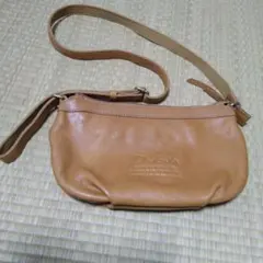 【美品】Dakota ダコタ レザー ショルダーバッグ キャメル
