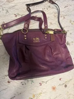 COACH 2WAY ショルダーバッグ +ハンドバッグパープル