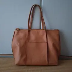 本革 トートバッグ キャメル レザー Angelus .A
