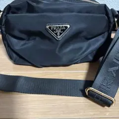 PRADA ブラック ノベルティナイロン ショルダーバッグ