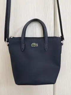 LACOSTE ラコステ 2WAYミニトート ネイビー ショルダーバッグ