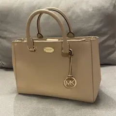MICHAEL KORS 2way ハンドバッグ ベージュ