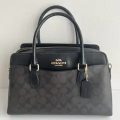 ☆超美品☆COACH ダーシー キャリーオール 2WAYバッグ シグネチャー