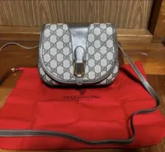 GUCCI オールドグッチ ショルダーバッグ GG柄 ヴィンテージ 内袋付き