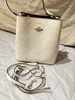 【美品】COACH モリー バケットバッグ 22