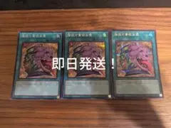 遊戯王　強欲で貪欲な壺　シークレット　3枚セット