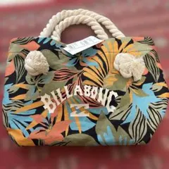 BILLABONG トートバッグ ボタニカル柄