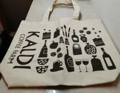 KALDI イラスト トートバッグ 大容量