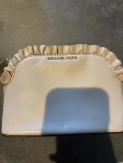 MICHAEL KORS ポーチ フリル ベージュ