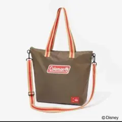 Coleman Disney 2WAY はっ水トートバッグ GLOW7月号付録