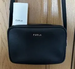 美品フルラ　FURLA リリー　レザー　ショルダー　ブラック