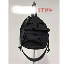 ABITOKYO フリルドロストショルダーバッグ 138 ブラック